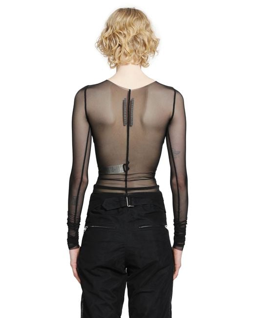 Rick Owens Black Temple Bandeau Top