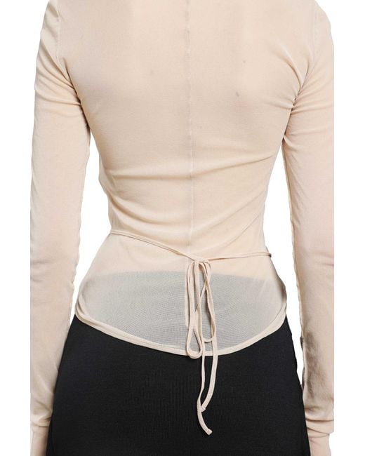 Lemaire White Ballerina Scarf Top