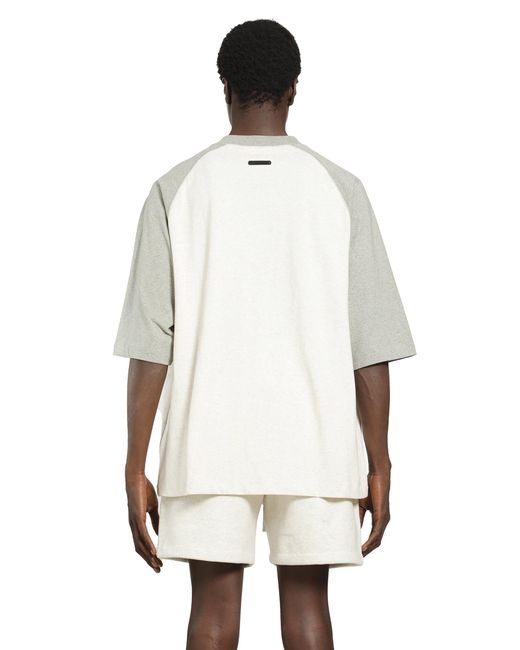Fear Of God Natural Signature Baseball Tee for men