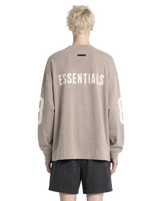 Fear Of God Gray Merch Long Sleeve Tee for men