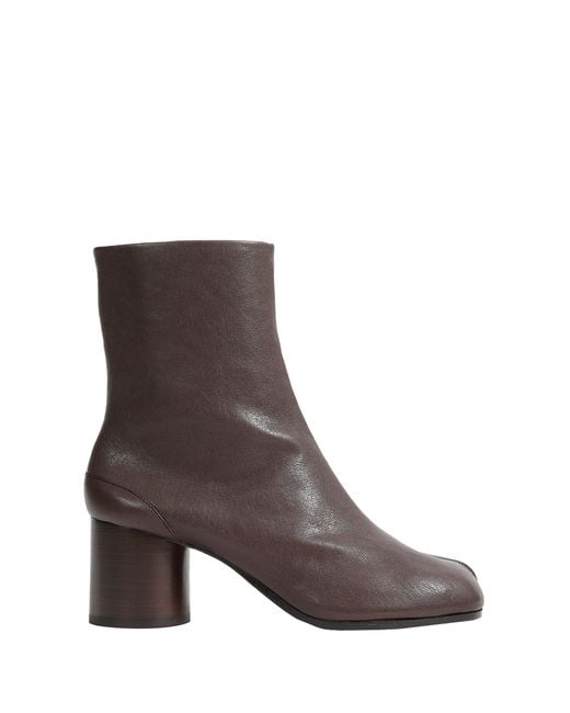 Maison Margiela Brown Tabi Ankle Boots