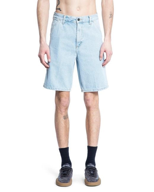 Carhartt Blue Single Knee Shorts for men