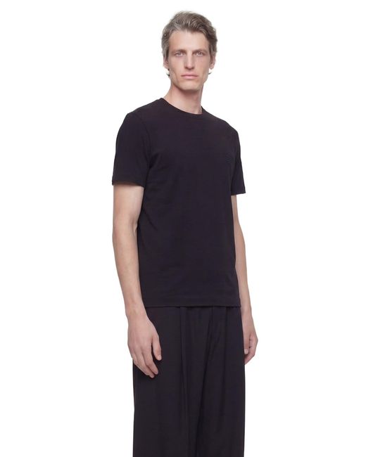 Emporio Armani Black Short Sleeve T-Shirt for men