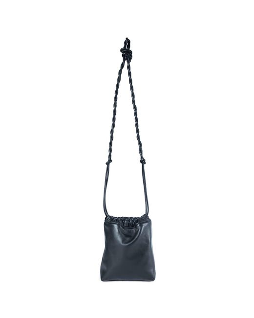 Ann Demeulemeester Blue Marylin Medium Knot Bag