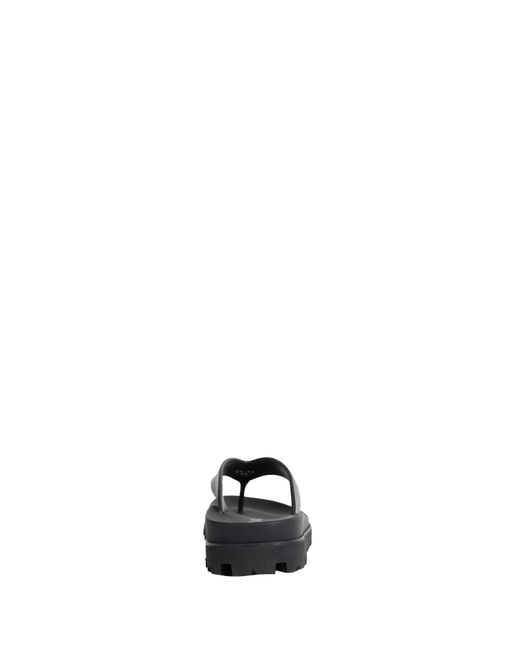 Prada Black Leatherthong Sandals for men