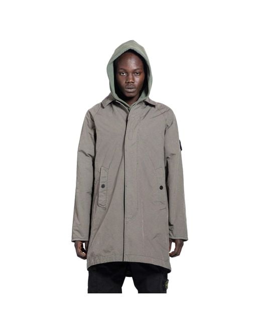 Stone Island Gray 70249 David-tc Jaket for men