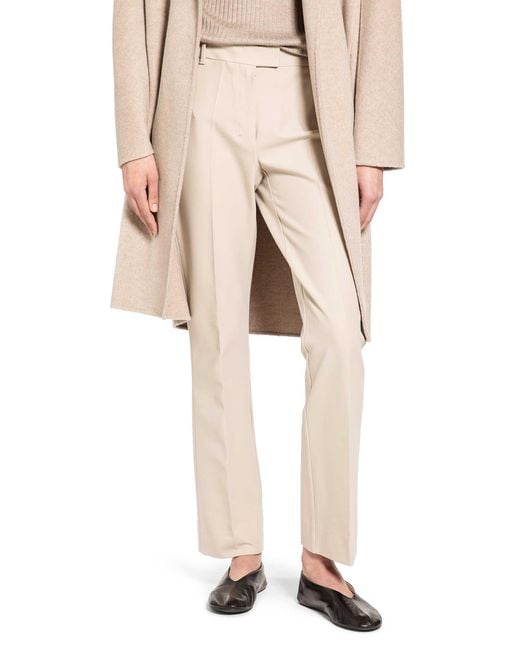 Max Mara Natural Stretch Cotton Viscose Trousers