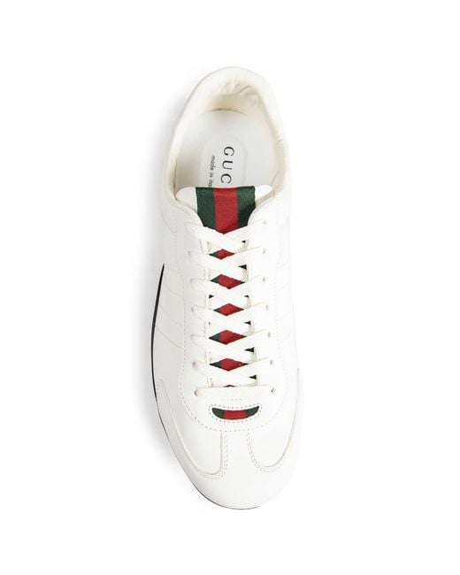Gucci White Shift Trainers Sneakers for men