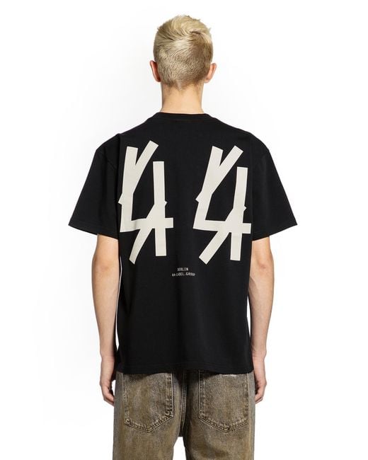 44 Label Group Black Classic 44 T-Shirt for men