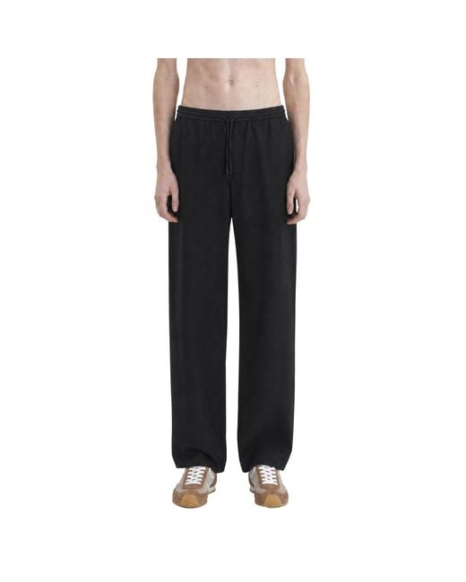Loewe Black Drawstring Trousers for men