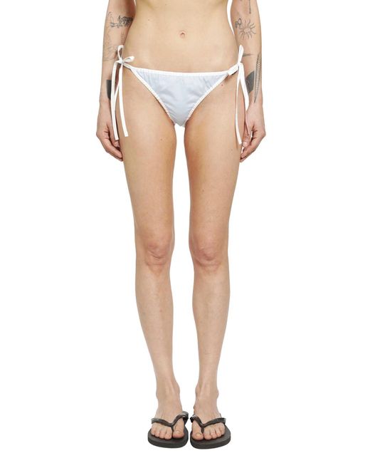 Miu Miu Natural Poplin Bikini Briefs