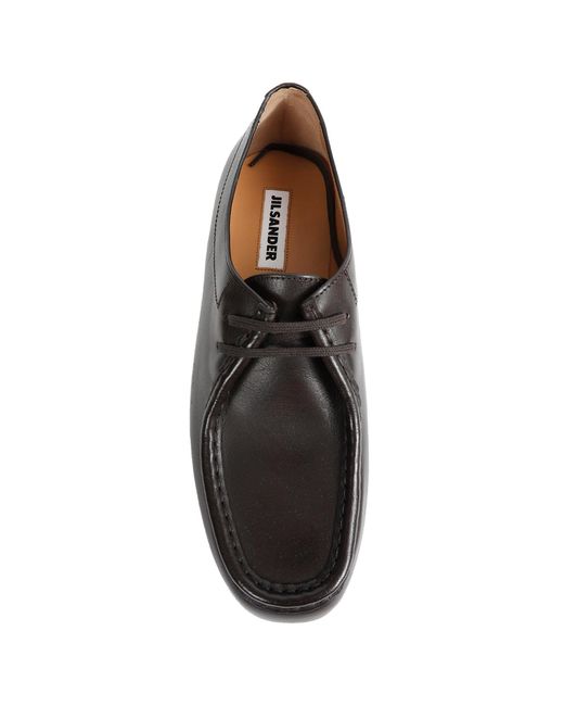 Jil Sander Black Hood Lace-Up Shoe for men