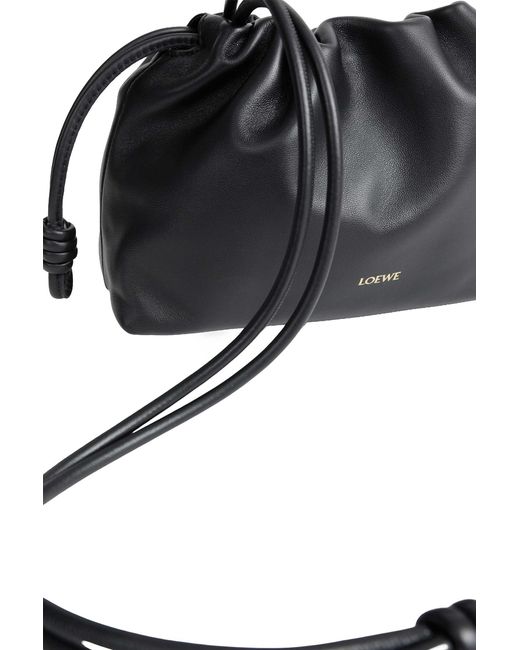 Loewe Black Lambskin Medium Flamenco Purse