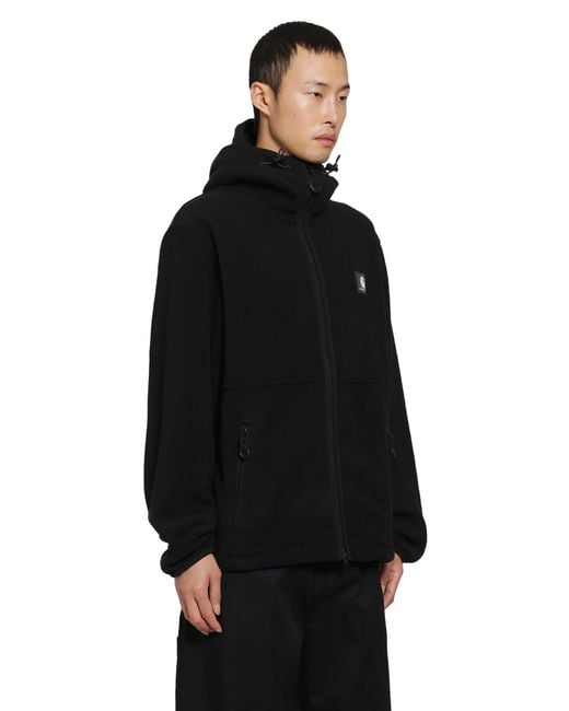 Carhartt Black Blevin Liner Zip-Up Hoodie for men