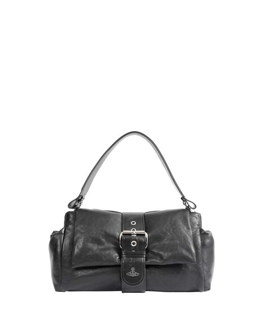 Vivienne Westwood Black Hazel Xl Treasure Handbag
