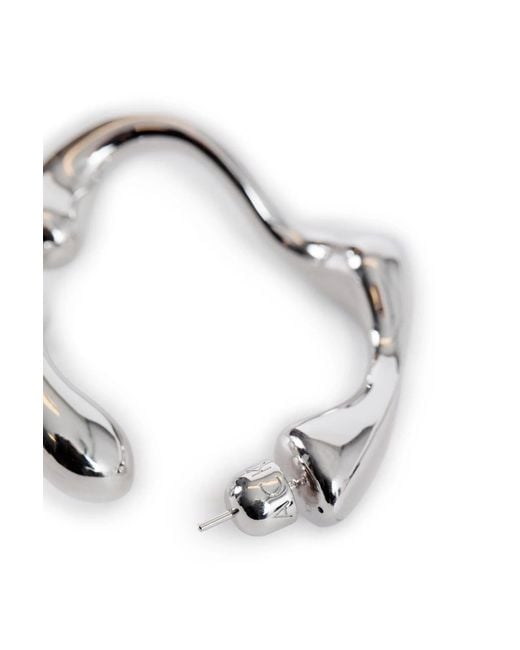 Maria Black Metallic Splash Hoop Large