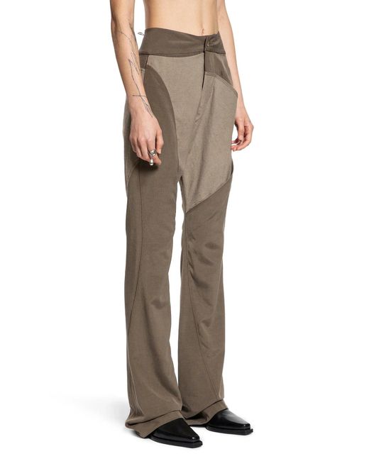 Yehuafan Natural Splied Wool Silk Trousers