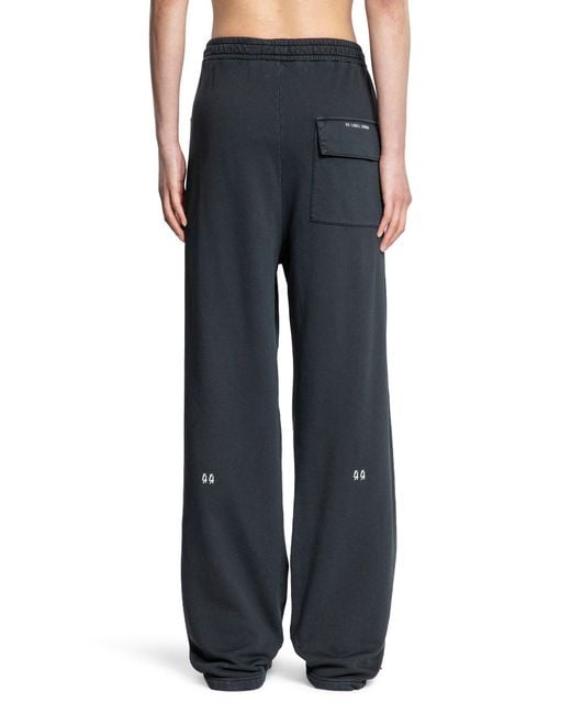 44 Label Group Black 44 Cotton Jersey Sweatpants for men