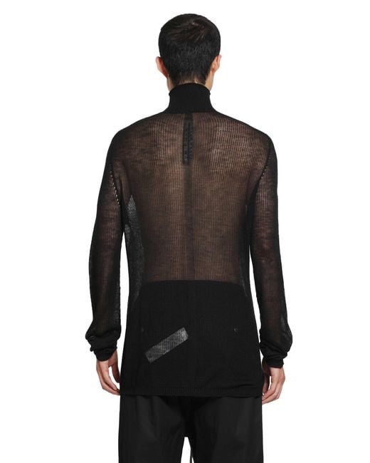 Rick Owens Black Tower Oversized Turtle for men