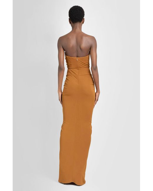 Saint Laurent Orange Dresses