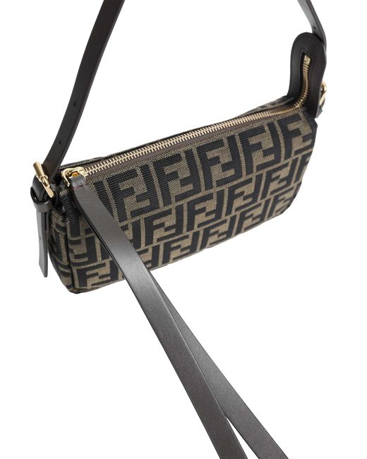 Fendi Black Zip Top Small Bag