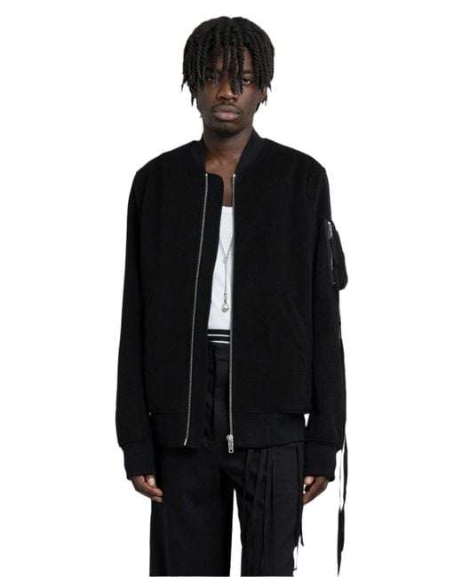 Ann Demeulemeester Black Jackets for men