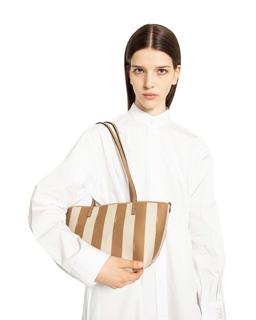 Fendi White Tote Bags