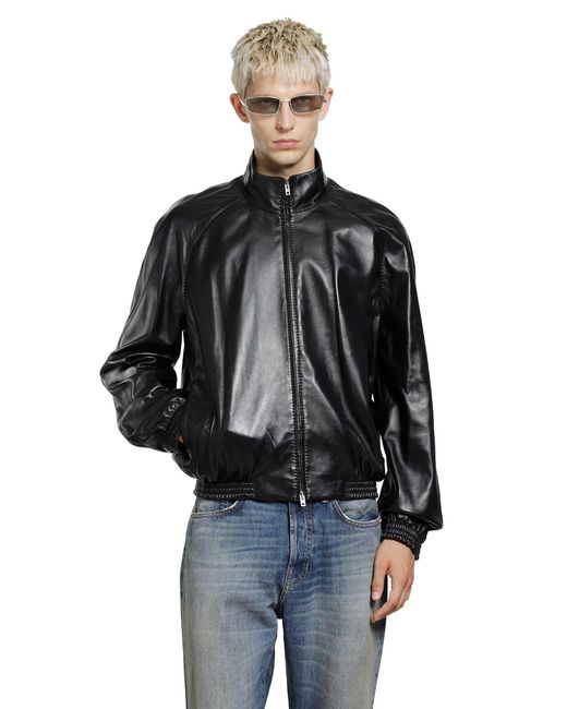 Acne Black Soft Lambskin Jacket for men