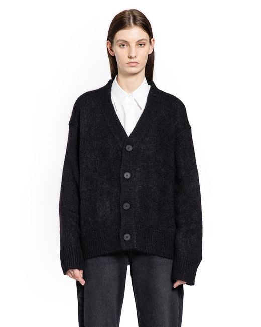 Studio Nicholson Black Trey Cardigan