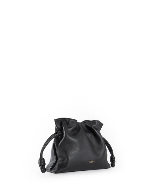 Loewe Black Mini Flamenco Clutch