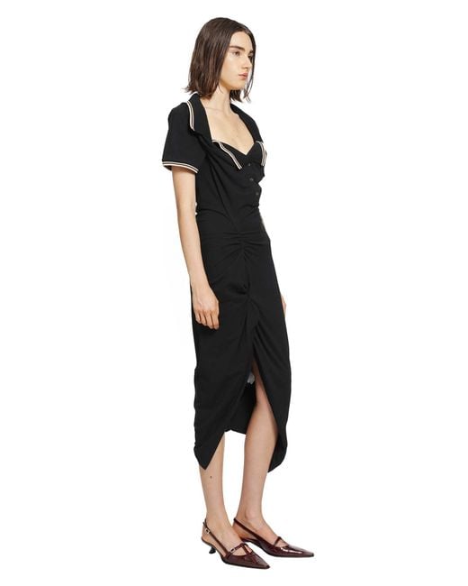 Vivienne Westwood Black Long Monday Pulling Dress