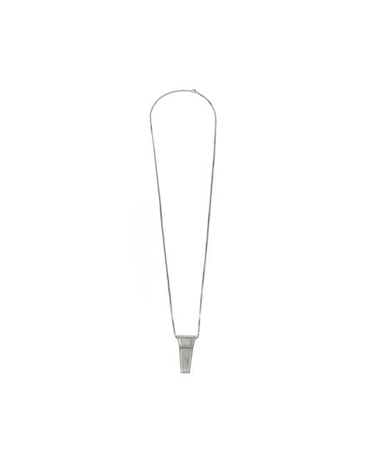 Rick Owens Metallic Crystal Trunk Charm for men