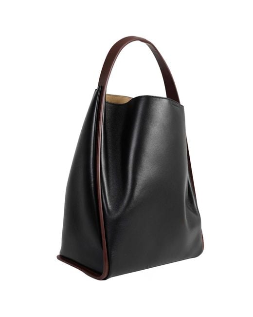 Jil Sander Black Pivot Tote Bag