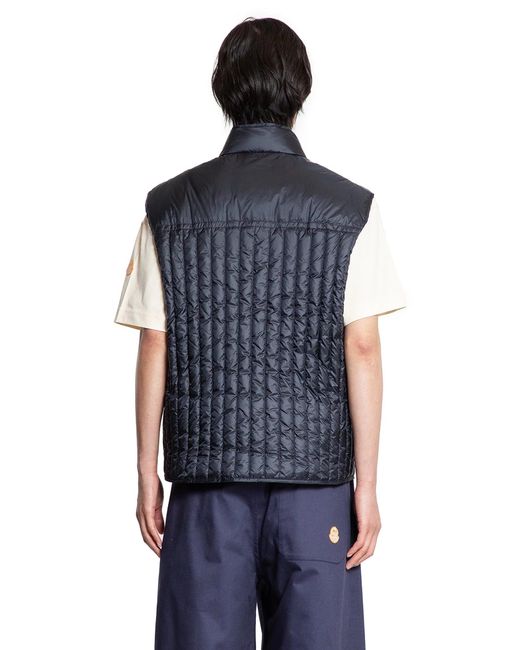 Moncler Genius Blue Vests for men