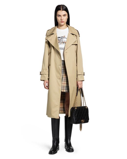 Burberry Natural Check Wool Mini Kilt