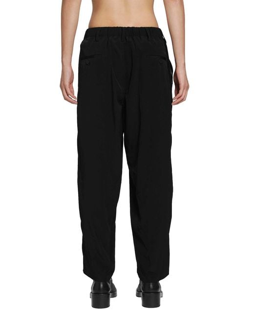 Yohji Yamamoto Black Ta Tuxedo Double Stitch Pants for men