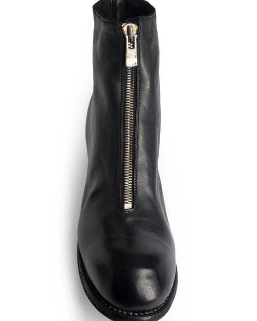 Guidi Black Boots for men