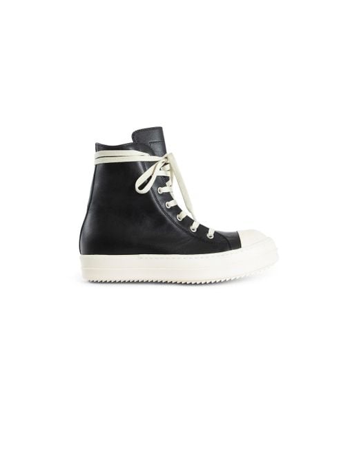 Rick Owens Black Concordians Jumbolaced Sneakers for men