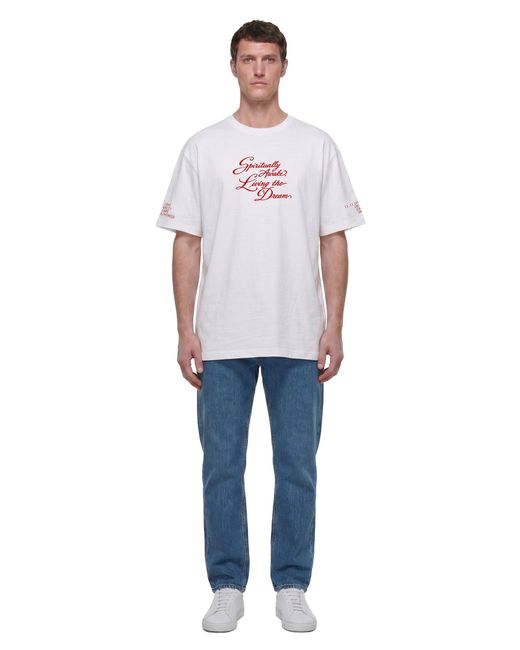 11:11LUCK White Antonioli Exclusive Spiritually Awake Tee for men