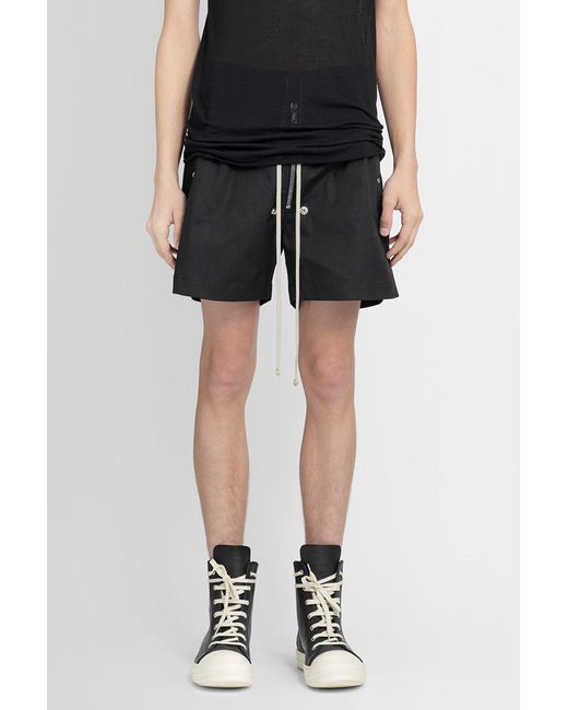 Rick Owens Black Shorts for men