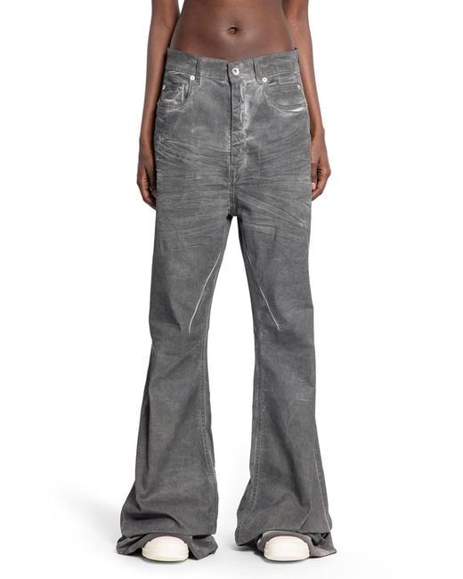 Rick Owens Concordians Bolan Bootcut in Gray | Lyst