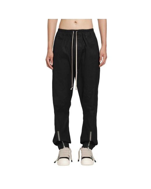 Rick Owens Black Tower Tecuatl Track Pants for men