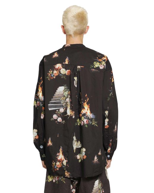 Undercover Black Long Sleeve Blouse for men
