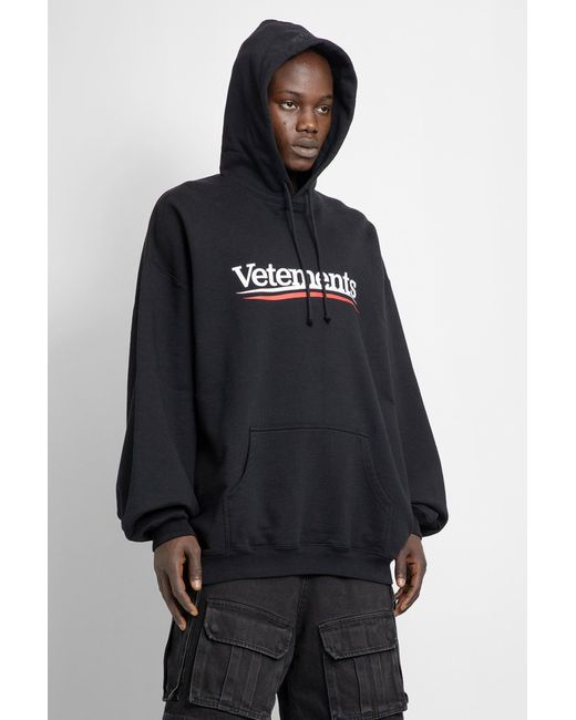 Vetements Black Vetets Sweatshirts for men