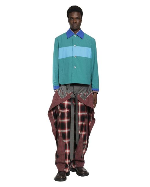 Craig Green Blue Reversible Worker Jacket for men