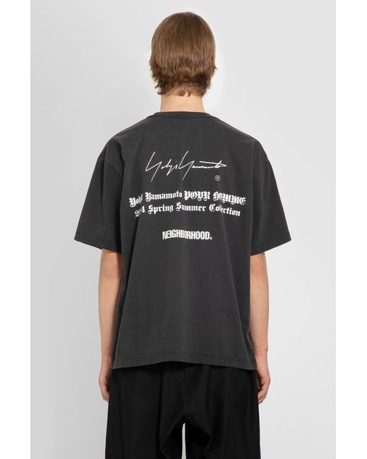 Yohji Yamamoto Black T-shirts for men