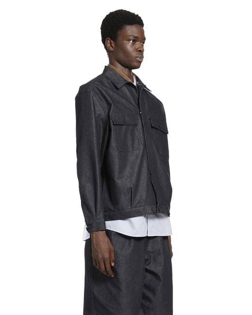 Comme des Garçons Black Raw Denim Jacket for men
