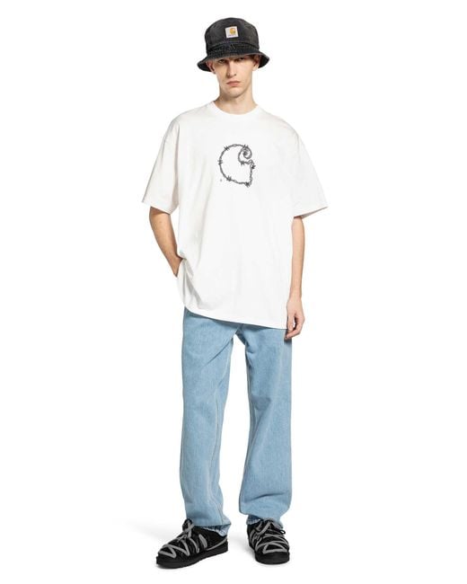 Carhartt Blue Single Knee Denim Pants for men
