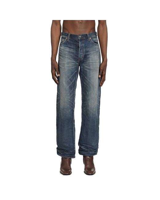 Mastercraft Union Blue Straight Leg Jeans for men