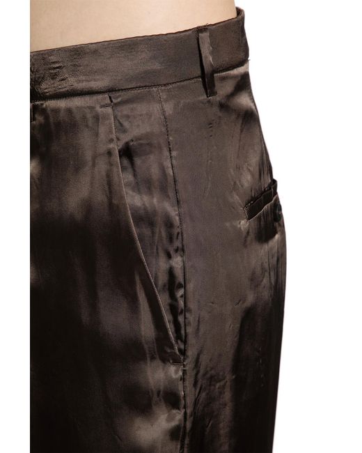 Rick Owens Brown Temple Tailored Firebanks for men